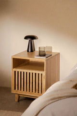 Table de chevet Albin bambou - packshot