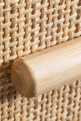 Table de chevet en rotin Yivisc - détail