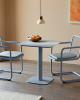 Table Zoilo bleu silvery