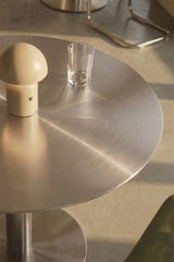 Table ronde XIREN — Acier inoxydable