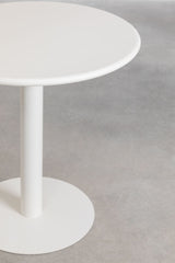 Table Mizzi Ø70 blanc glaciaire