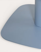 Table haute Zoilo bleu silvery