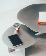 Tables basses 1.0 COLLECTION X — Acier inoxydable