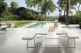 Table extensible Extrados - medium — Blanc & Chemin de table alu