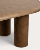 Table basse ovale Alhie - vue d'ensemble
