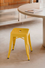 Tabouret bas Lix - Jaune Freesia - Sklum - vue 2