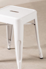 Tabouret bas Lix - Blanc - Sklum