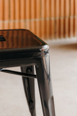 Tabouret bas Lix - Noir - Sklum