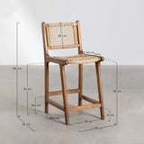 Tabouret haut MALMO — 65 cm