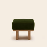 Tabouret ANCA dalila vert olive, vue produit