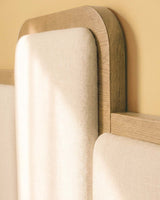 Tête de lit Saulo beige seashell 180 cm