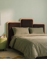 Tête de lit Saulo marron chocolat 180 cm