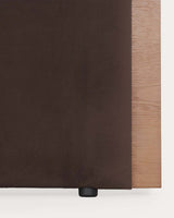 Tête de lit Saulo marron chocolat 180 cm