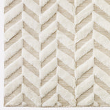 Herringbone White Tapis