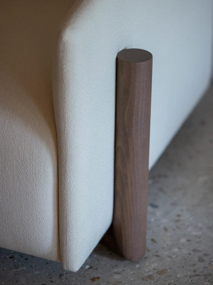Fauteuil Timber — Crème