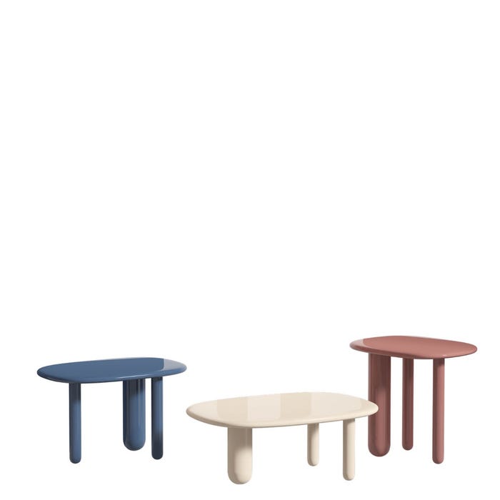 Table d'appoint Tottori 3 pieds — Cream