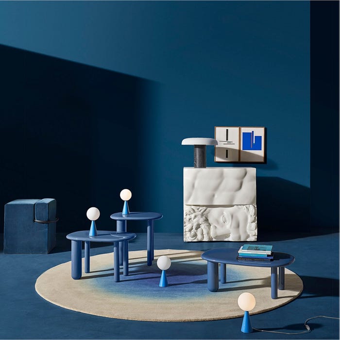 Table d'appoint Tottori 4 pieds — Brown