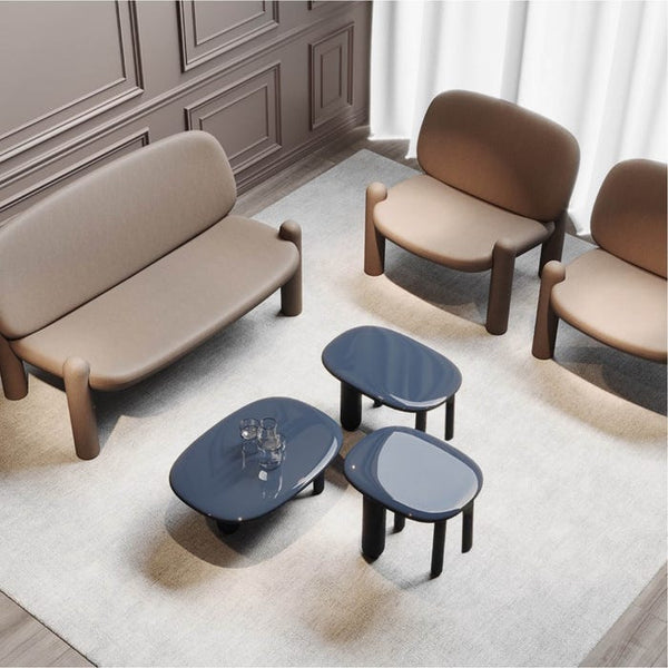 Table basse Tottori 4 pieds — Brown