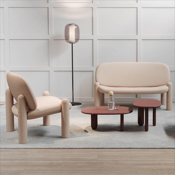 Table basse Tottori 3 pieds — Brown
