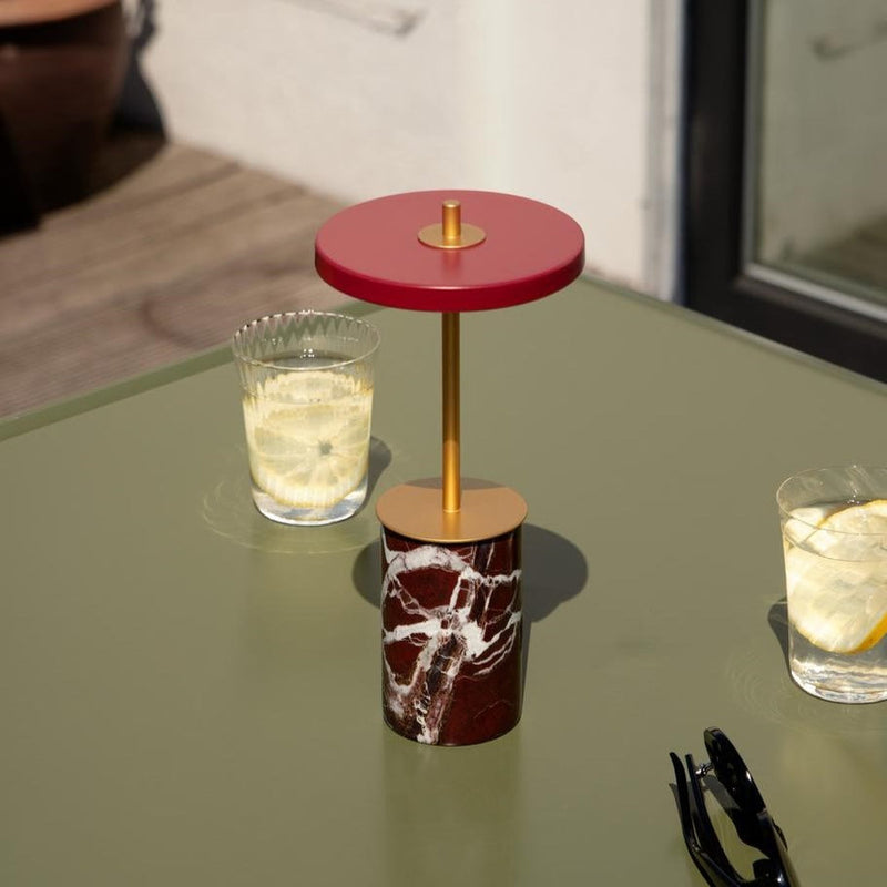 Lampe de table Asteria Mov Mini — Red Marble
