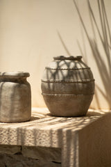 Vase AGNON Marron pierre en terre cuite