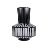 Vase Roulette 31cm noir et blanc Kare Design