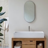 Pegase - Vasque rectangulaire en terrazzo l. 90 cm