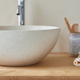 Vasque ronde MICHA — Terrazzo crème