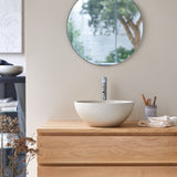 Vasque ronde MICHA — Terrazzo crème