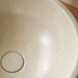 Vasque ronde MICHA — Terrazzo crème