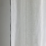 Voilage panneau SHADOW — Blanc pur