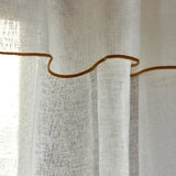 Voilage panneau SHADOW — Blanc pur