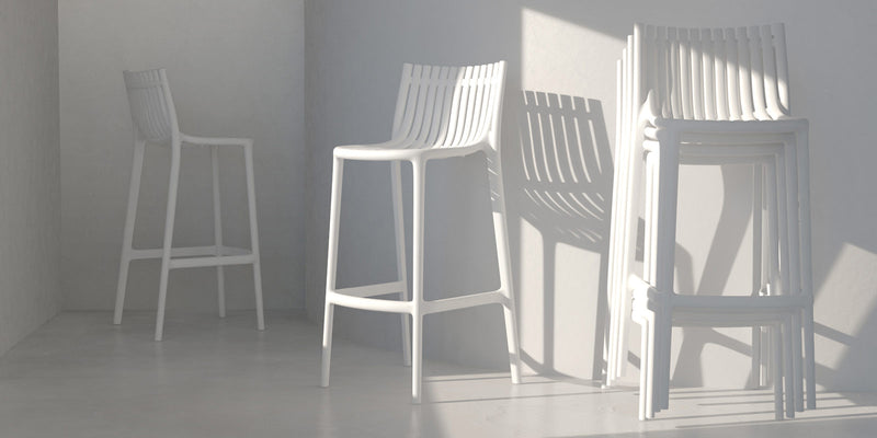 Tabouret de bar Ibiza — Ecru