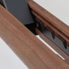 Weightbench Noyer Cuir Noir - vue détail 4