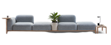 Canapé SABOT composition 20G — Arco azur (400)