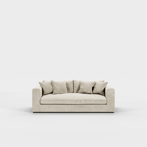 Canapé Bellechasse light 220cm — Velours strié Wool