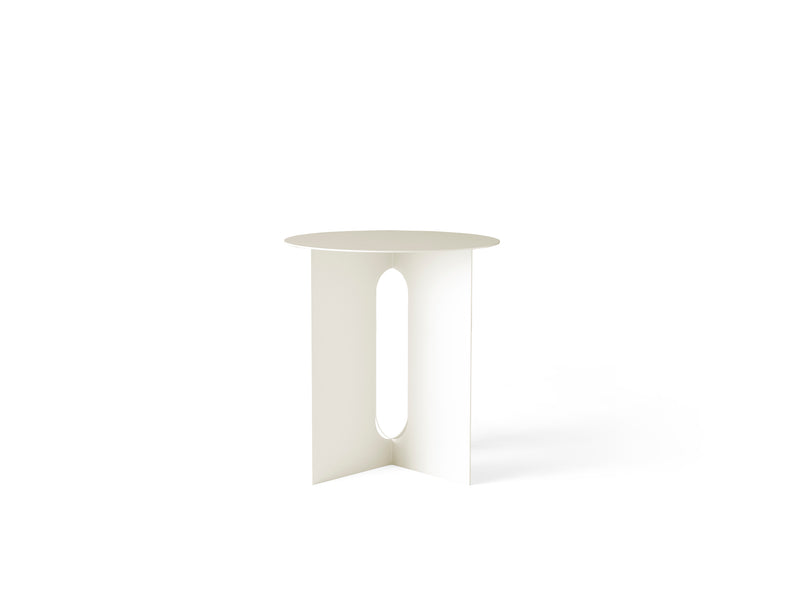 Table d'appoint en marbre Androgyne — Emperador blanc