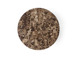 Table d'appoint en marbre Androgyne — Emperador blanc