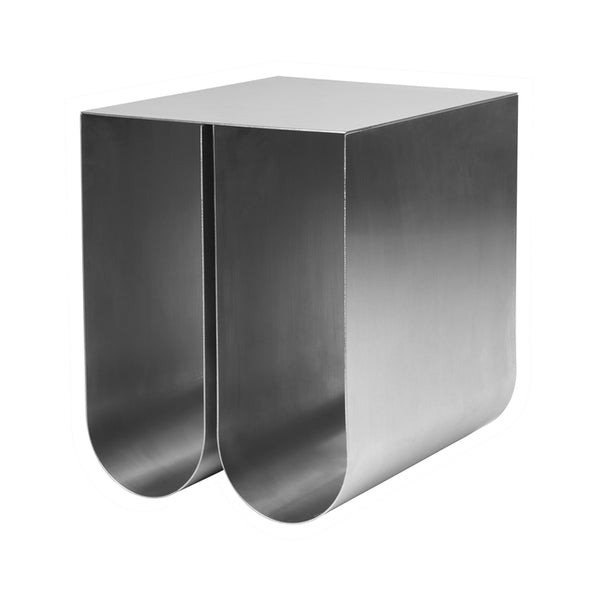 Table d'appoint Curved — Acier