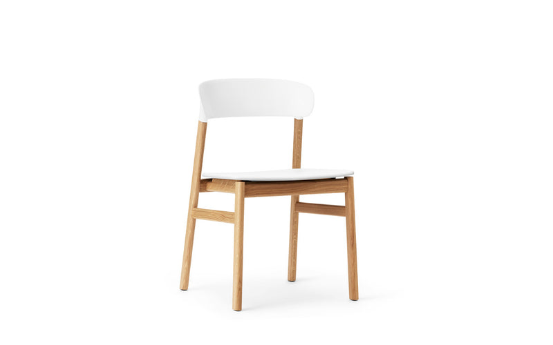 Chaise Herit Oak — White