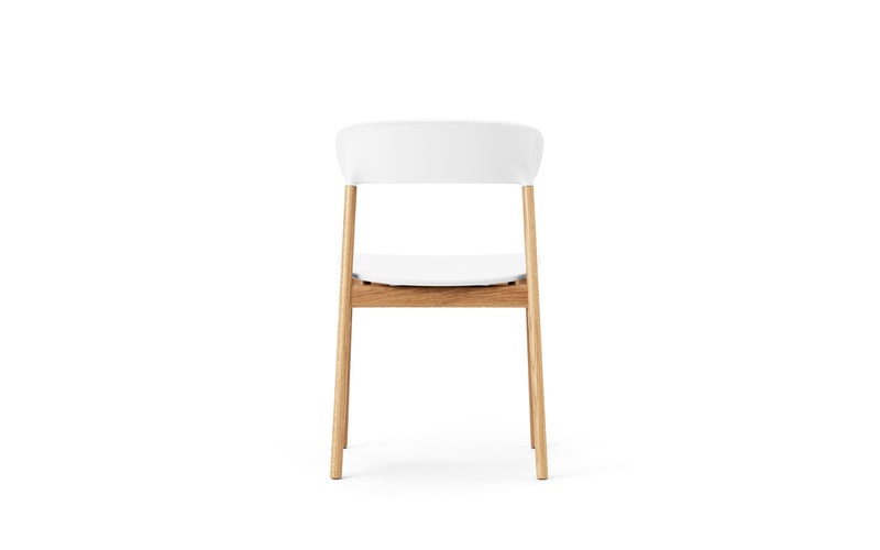 Chaise Herit Oak — White