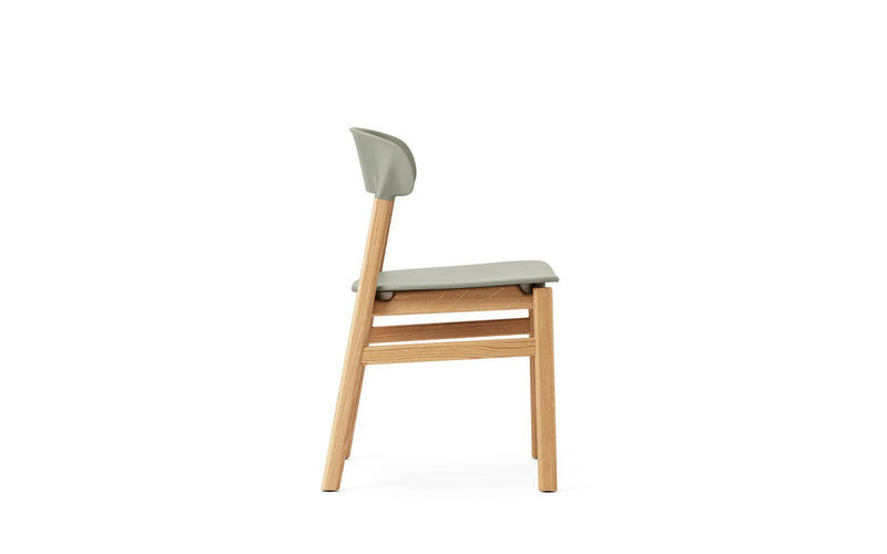 Chaise Herit Oak — Dusty Green