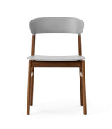 Chaise Herit Smoked Oak — Grey