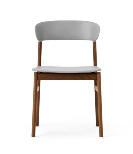 Chaise Herit Smoked Oak — Grey