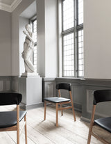 Chaise Herit Oak — Black