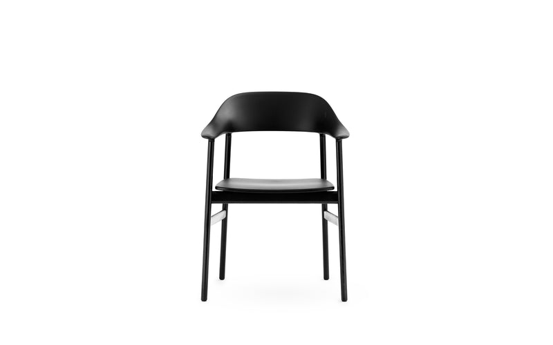 Chaise avec accoudoirs Herit Black Oak — Black