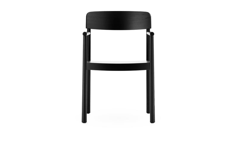 Chaise avec accoudoirs Timb — Black