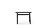 Table basse Grow 50 x 60 cm Oak — Black