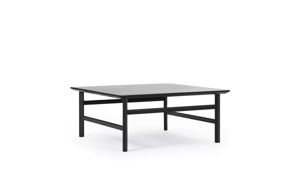 Table basse Grow 80 x 80 cm Oak — Black