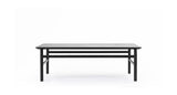 Table basse Grow 70 x 120 cm Oak — Black